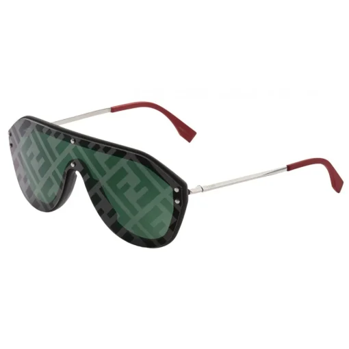 Fendi Sunglasses & Eyewear-- Fabulous - Black Mask Oversize Sunglasses - Sunglasses - Eyewear - Avvenice