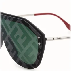 Fendi Sunglasses & Eyewear-- Fabulous - Black Mask Oversize Sunglasses - Sunglasses - Eyewear - Avvenice