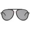 Fendi Sunglasses & Eyewear-- Fantastic - Satin Black Aviator Oversize Sunglasses - Sunglasses - Eyewear - Avvenice