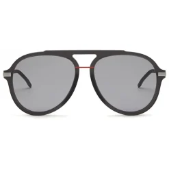 Fendi Sunglasses & Eyewear-- Fantastic - Satin Black Aviator Oversize Sunglasses - Sunglasses - Eyewear - Avvenice