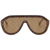 Fendi Sunglasses & Eyewear-- Fabulous - Shield Sunglasses - Brown - Sunglasses - Eyewear - Avvenice