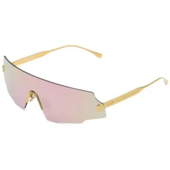 Fendi Sunglasses & Eyewear-- Forceful - Shield Sunglasses - Rose Gold - Sunglasses - Eyewear - Avvenice
