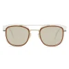 Fendi Sunglasses & Eyewear-- Glass - Square Sunglasses - Transparent Gold - Sunglasses - Eyewear - Avvenice