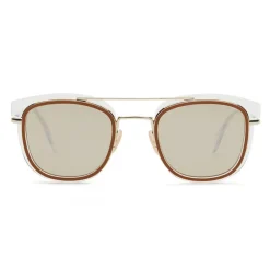 Fendi Sunglasses & Eyewear-- Glass - Square Sunglasses - Transparent Gold - Sunglasses - Eyewear - Avvenice
