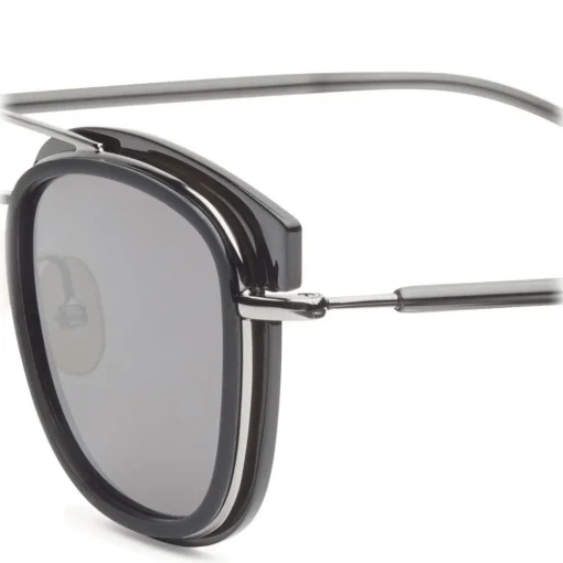 Fendi Sunglasses & Eyewear-- Glass - Square Sunglasses - Grey Dark Ruthenium - Sunglasses - Eyewear - Avvenice