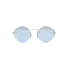 Fendi Sunglasses & Eyewear-- FF - Round Sunglasses - Ruthenium Light Blue - Sunglasses - Eyewear - Avvenice