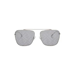 Fendi Sunglasses & Eyewear-- FF Family - Square Caravan Sunglasses - Gold Gray - Sunglasses - Eyewear - Avvenice