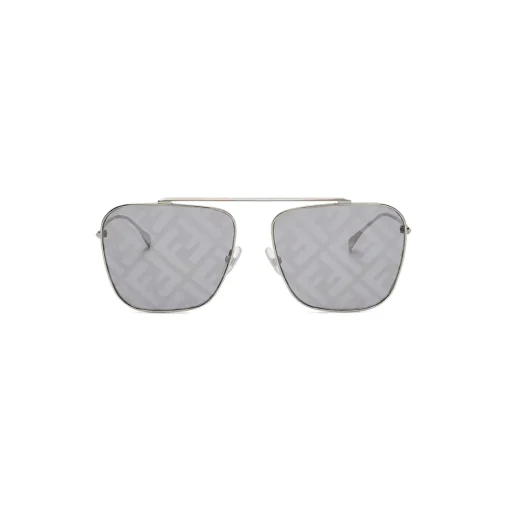 Fendi Sunglasses & Eyewear-- FF Family - Square Caravan Sunglasses - Gold Gray - Sunglasses - Eyewear - Avvenice