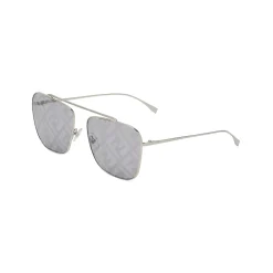 Fendi Sunglasses & Eyewear-- FF Family - Square Caravan Sunglasses - Gold Gray - Sunglasses - Eyewear - Avvenice