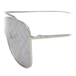 Fendi Sunglasses & Eyewear-- FF Family - Square Caravan Sunglasses - Gold Gray - Sunglasses - Eyewear - Avvenice