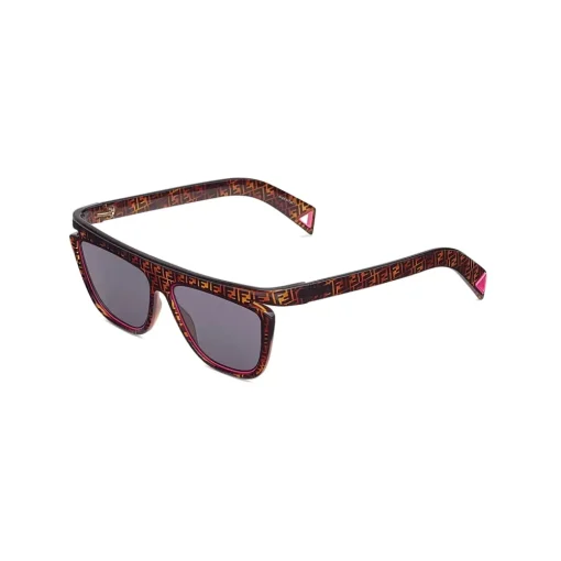Fendi Sunglasses & Eyewear-- Ffluo - Square Sunglasses - Havana - Sunglasses - Eyewear - Avvenice