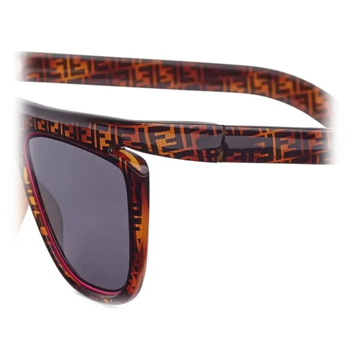 Fendi Sunglasses & Eyewear-- Ffluo - Square Sunglasses - Havana - Sunglasses - Eyewear - Avvenice