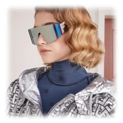Fendi Sunglasses & Eyewear-- Ffreedom - Mask Sunglasses - Gray - Sunglasses - Eyewear - Avvenice