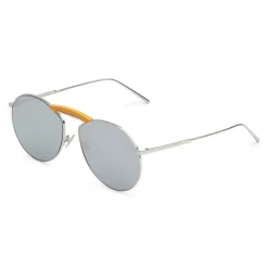 Fendi Sunglasses & Eyewear-- Gentle Monster - Round Sunglasses - Palladium - Sunglasses - Eyewear - Avvenice