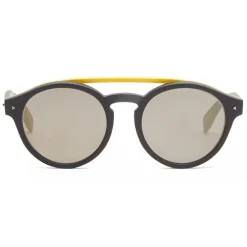 Fendi Sunglasses & Eyewear-- I See You - Grey Asian Fit Round Sunglasses - Sunglasses - Eyewear - Avvenice