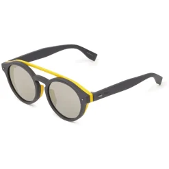 Fendi Sunglasses & Eyewear-- I See You - Grey Asian Fit Round Sunglasses - Sunglasses - Eyewear - Avvenice