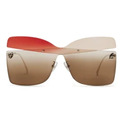 Fendi Sunglasses & Eyewear-- Karligraphy - Butterfly Sunglasses - Gold Red Rose - Sunglasses - Eyewear - Avvenice