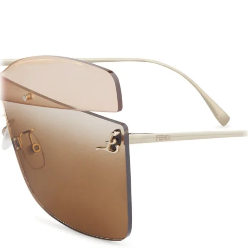 Fendi Sunglasses & Eyewear-- Karligraphy - Butterfly Sunglasses - Gold Red Rose - Sunglasses - Eyewear - Avvenice