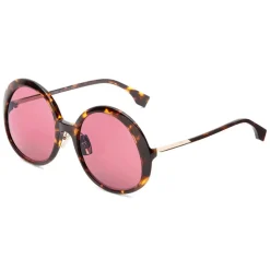 Fendi Sunglasses & Eyewear-- Promeneye - Oversize Round Sunglasses - Red - Sunglasses - Eyewear - Avvenice