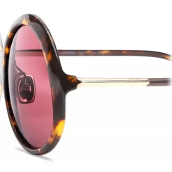 Fendi Sunglasses & Eyewear-- Promeneye - Oversize Round Sunglasses - Red - Sunglasses - Eyewear - Avvenice