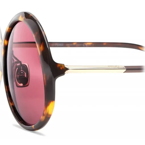 Fendi Sunglasses & Eyewear-- Promeneye - Oversize Round Sunglasses - Red - Sunglasses - Eyewear - Avvenice