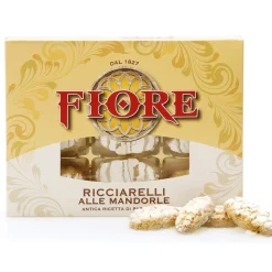 Fiore - Panforte di Siena 1827 Sweets-Fiore - Panforte of Siena since 1827 - Glazed Ricciarelli of Siena with Almonds - Pastry - Box - 225 g - Avvenice