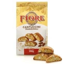 Fiore - Panforte di Siena 1827 Sweets-Fiore - Panforte of Siena since 1827 - Traditional Tuscany Cantuccini with Almonds - Pastry - Box - 350 g - Avvenice