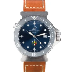 Franchi Menotti Watches-- FM01 Collection - Silver Blue - Watch - Handmade in Italy - High Quality Luxury - Avvenice