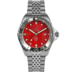 Franchi Menotti Watches-- FM02 Collection - Red - Watch - Handmade in Italy - High Quality Luxury - Avvenice