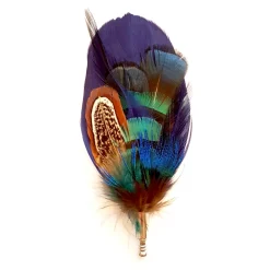 Genius Bowtie Ties & Bow Ties-- Botticelli - Green - Real Feathers Pin - Luxury High Quality Pin - Avvenice