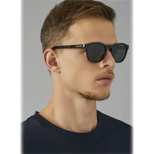 Giorgio Armani Sunglasses & Eyewear-- Bi Color - Sunglasses with Bi Color Frame - Black - Sunglasses - Eyewear - Avvenice