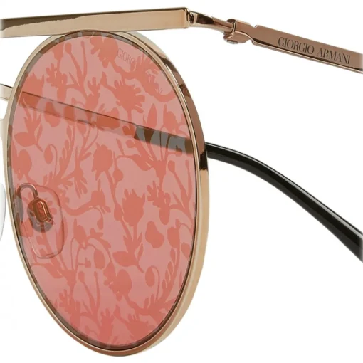 Giorgio Armani Sunglasses & Eyewear-- Catwalk - Catwalk Sunglasses with Floral Lenses - Gold Rose - Sunglasses - Eyewear - Avvenice