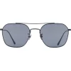 Giorgio Armani Sunglasses & Eyewear-- Classic Sunglasses - Titanium Blue - Sunglasses - Eyewear - Avvenice