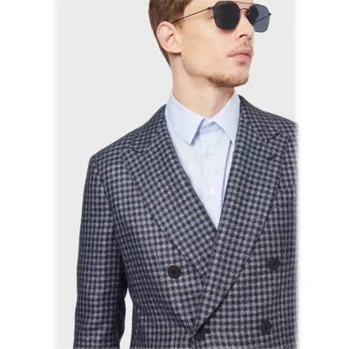 Giorgio Armani Sunglasses & Eyewear-- Classic Sunglasses - Titanium Blue - Sunglasses - Eyewear - Avvenice
