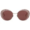 Giorgio Armani Sunglasses & Eyewear-- Crystal Catwalk - Sunglasses with Open Lenses - Ancient Rose - Sunglasses - Eyewear - Avvenice
