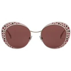 Giorgio Armani Sunglasses & Eyewear-- Crystal Catwalk - Sunglasses with Open Lenses - Ancient Rose - Sunglasses - Eyewear - Avvenice