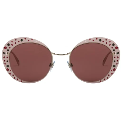 Giorgio Armani Sunglasses & Eyewear-- Crystal Catwalk - Sunglasses with Open Lenses - Ancient Rose - Sunglasses - Eyewear - Avvenice