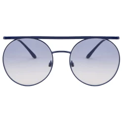 Giorgio Armani Sunglasses & Eyewear-- Double Bridge - Metal Sunglasses with Gradient Lenses - Blue - Sunglasses - Eyewear - Avvenice