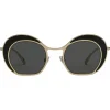 Giorgio Armani Sunglasses & Eyewear-- Double Circle - Sunglasses with Double Circle Frame - Gold - Sunglasses - Eyewear - Avvenice