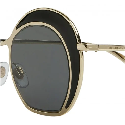 Giorgio Armani Sunglasses & Eyewear-- Double Circle - Sunglasses with Double Circle Frame - Gold - Sunglasses - Eyewear - Avvenice