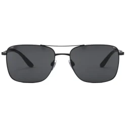 Giorgio Armani Sunglasses & Eyewear-- Essential - Sunglasses with Metal Frame - Anthracite - Sunglasses - Eyewear - Avvenice