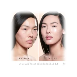 Giorgio Armani Beauty Make Up-Giorgio Armani - My Armani To Go Tone-Up Cushion Dewy foundation - Anti-pollution and Anti-Aging Foundation with Hyaluronic Acid - Avvenice