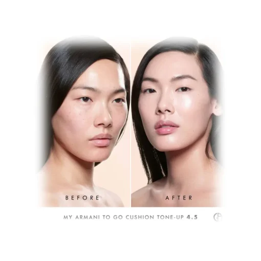 Giorgio Armani Beauty Make Up-Giorgio Armani - My Armani To Go Tone-Up Cushion Dewy foundation - Anti-pollution and Anti-Aging Foundation with Hyaluronic Acid - Avvenice