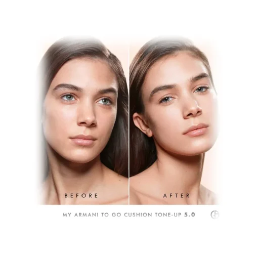 Giorgio Armani Beauty Make Up-Giorgio Armani - My Armani To Go Tone-Up Cushion Dewy foundation - Anti-pollution and Anti-Aging Foundation with Hyaluronic Acid - Avvenice