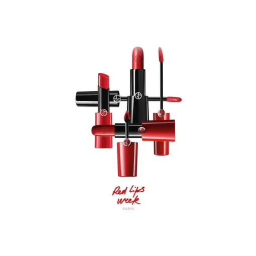 Giorgio Armani Beauty Make Up-Giorgio Armani - Rouge D'Armani Lipstick - Long Lasting Satin Lipstick - Luxury - Avvenice