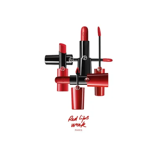 Giorgio Armani Beauty Make Up-Giorgio Armani - Rouge D'Armani Lipstick - Long Lasting Satin Lipstick - Luxury - Avvenice