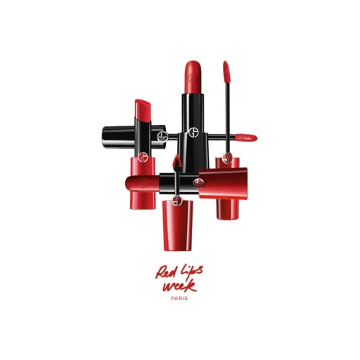 Giorgio Armani Beauty Make Up-Giorgio Armani - Rouge D'Armani Lipstick - Long Lasting Satin Lipstick - Luxury - Avvenice