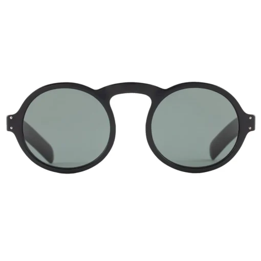 Giorgio Armani Sunglasses & Eyewear-- Round Sunglasses - Black - Sunglasses - Eyewear - Avvenice