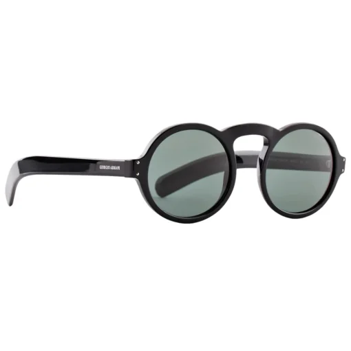 Giorgio Armani Sunglasses & Eyewear-- Round Sunglasses - Black - Sunglasses - Eyewear - Avvenice