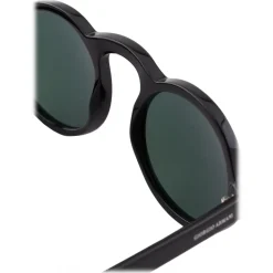 Giorgio Armani Sunglasses & Eyewear-- Round Sunglasses - Black - Sunglasses - Eyewear - Avvenice